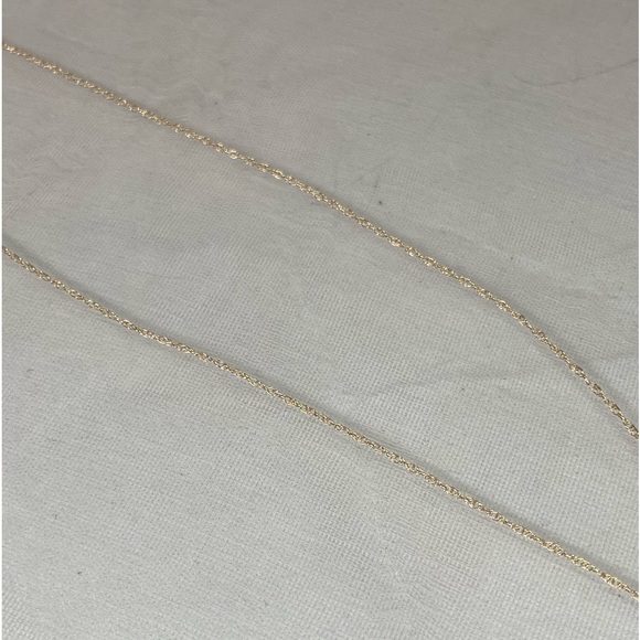 14K YELLOW GOLD chain necklace 18” REAL GOLD - Picture 3 of 11